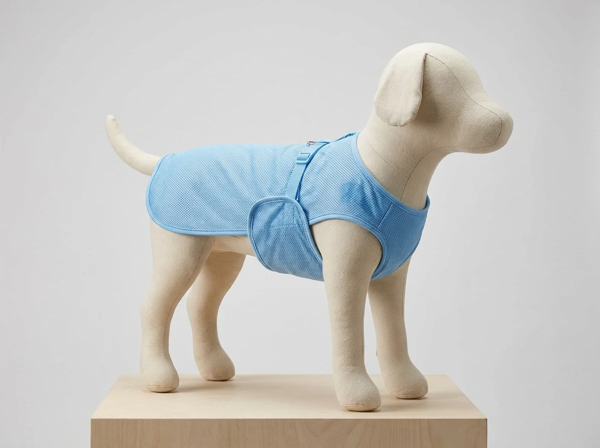Dog cooling coat