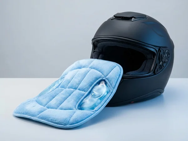 Helmet cooling pad insert