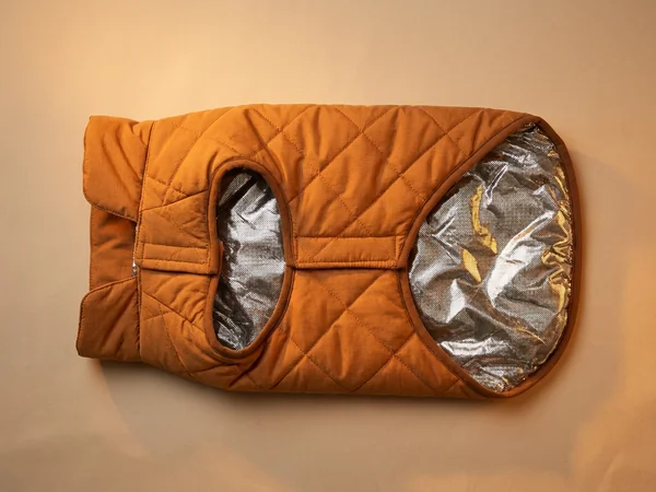 Dog self-heating winter coat with a reflective lining